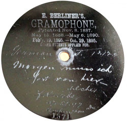 Berliner's Gramophone 1571
